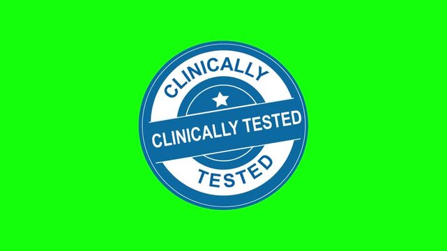  Clinically Tested Badge for Verified Product Approval