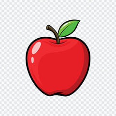 Red Apple – Fresh, Glossy, and Crisp Fruit for a Healthy Snack