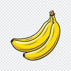 Fresh Yellow Bananas – Ripe, Smooth, and Naturally Sweet Fruit Pair