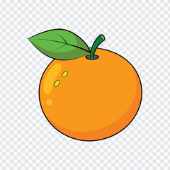 Fresh Orange with Green Leaf – Juicy, Vibrant, and Naturally Refreshing Citrus Fruit