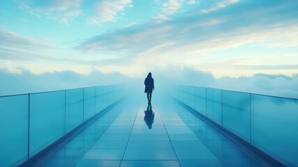 Symbolic path glimpse: unknown stretch, eternal move, elusive track, fading border, metaphysical walk, invisible bend, celestial aim, surreal way, inner drive, distant flow, infinite pursuit