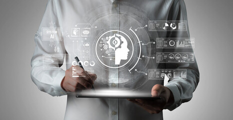 AI assistant with LLM, big data, machine learning, and generative AI powers prompt engineering and...