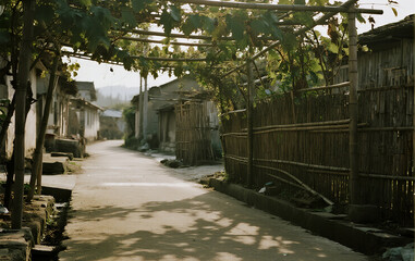 street in the city of thailand