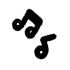 music song note png outline cute cartoon childs drawing freehand and design clipart and kwaii doodle element