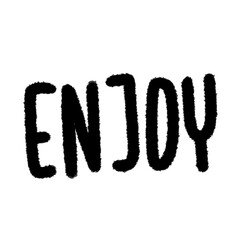 enjoy png outline cute cartoon childs drawing freehand and design clipart and kwaii doodle element