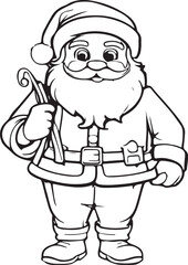 Obraz premium santa claus cartoon