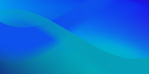 Blue-green gradient studio room, abstract background pattern, walls and floor reflect neon lights, dark tones and feel speed of digital technology connected blue-green background. Future technology