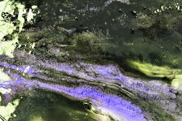 abstract background with multicolored spots and stains of oil paint