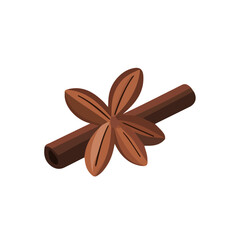 My Simple flat 2D icon of a clove roll isolated on a white background, vector design, ideal for animation, vector, web design, digital illustrations, and minimalist
