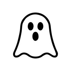 line icon Ghost vector on white background
Vector line icon on white background