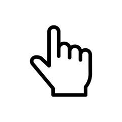 Obraz premium Black Lined Icon Representing Drag Gesture