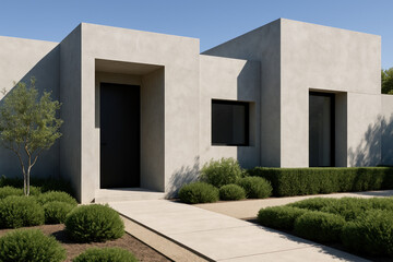 Modern Minimalist Home Exterior Photo