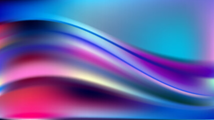 Abstract fluid iridescent wave Vector flow background.