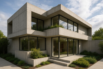 Modern Concrete House Photo