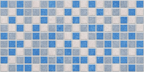 Panoramic mosaic tile gresite texture, ceramic pattern background for design and decoration