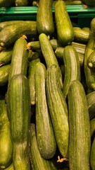 Close-up vegetables in an organic market