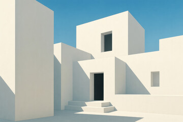 Minimalist Architecture Illustration