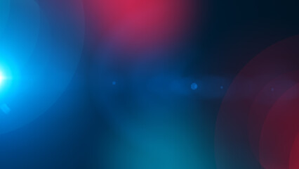 Red and blue light rays background