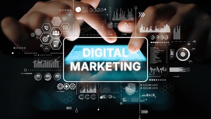 Digital Marketing Concepts and Strategies with Data Visualization and Touchscreen Interaction....