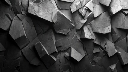 Abstract dark gray stone wall texture background.