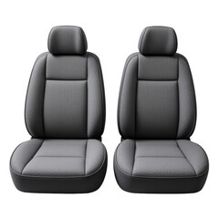 Fototapeta premium Modern Grey Car Seats with Stylish Design and Comfortable Padding