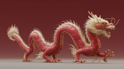 Fototapeta premium Dragon, dance traditional Chinese New Year