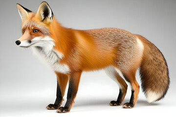 Fototapeta premium Red Fox 3D Illustration