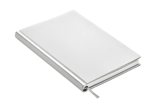 sketchbook isolated on a white background, in a simple style, with a transparent PNG