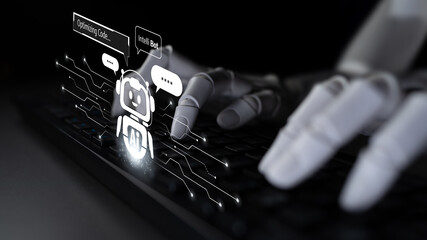 AI Virtual Assistant Artificial Intelligence Chatbot Controlled by Prompt Engineering for...