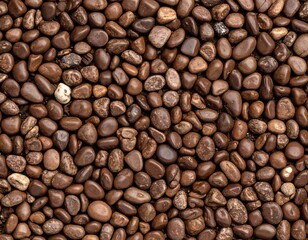 Brown pebble ground cover
