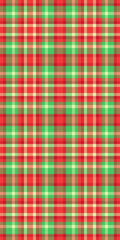 Vibrant red, green, and cream plaid pattern.  Perfect for holiday designs, textiles, or website backgrounds. This cheerful, classic texture evokes warmth and tradition.