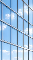 Modern Building Facade 3D Illustration