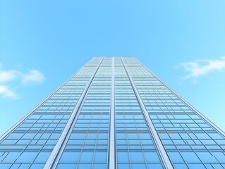 Modern Glass Skyscraper Illustration