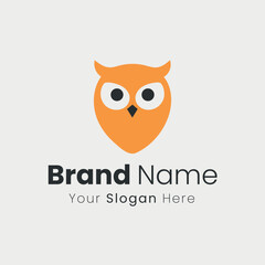 Naklejka premium Wise Owl Logo Design for Your Brand Identity and Business Solutions