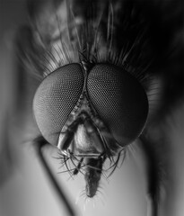 Fly close up in macro