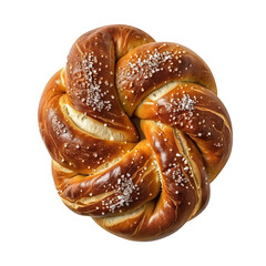 Golden Braided Bread with Sesame Seeds