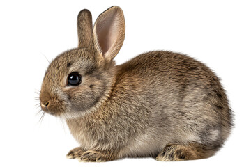 Obraz premium Adorable baby bunny in profile