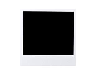 Polaroid photo frame isolated 