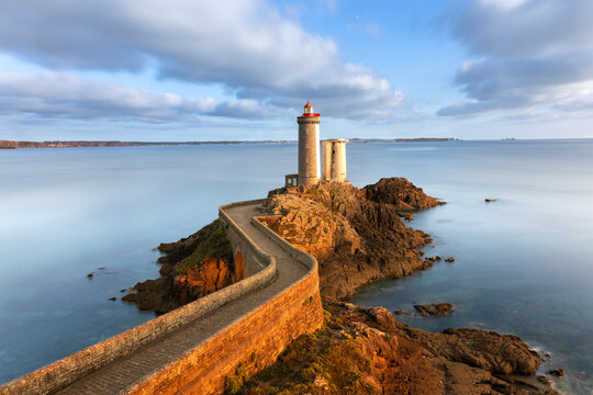 Le Petit Minou lighthouse at sunrise, Brittany, France
Description: Fantastic view of Le Petit Minou lighthouse taken at sunrise, Brittany, France.