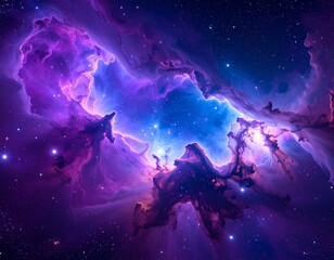 Naklejka premium planet earth in space