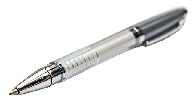 Pen ballpoint pen isolated on white background PNG. AI GENERATED.
