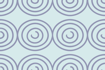 Soft flowing spiral pattern on white seamless