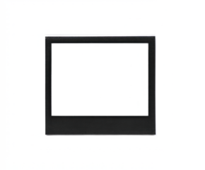 Rectangle Polaroid Frame Template, Transparent PNG Isolated