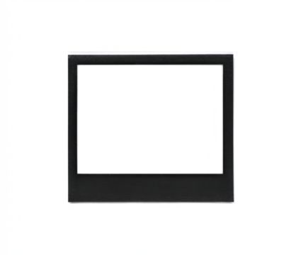 Rectangle Polaroid Frame Template, Transparent PNG Isolated