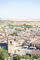 Obraz premium Historic overview of Trujillo in Extremadura, Spain with picturesque landscape and charming architecture