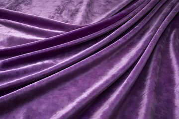 Purple Velvet Fabric Texture Draped Silk Luxurious Material Background
