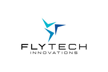 Flytech Innovations  Modern Aviation Technology Logo Design