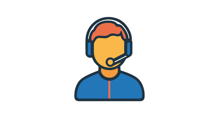 Dynamic Professional Operator Message Vector Icon Design for Messaging Apps