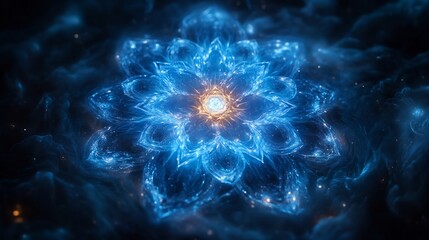 Starborn sigils etched in ice glass orbitals, harmonics radiate from concentric cosmic rings