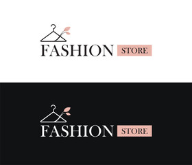 Vector boutique fashion logo 